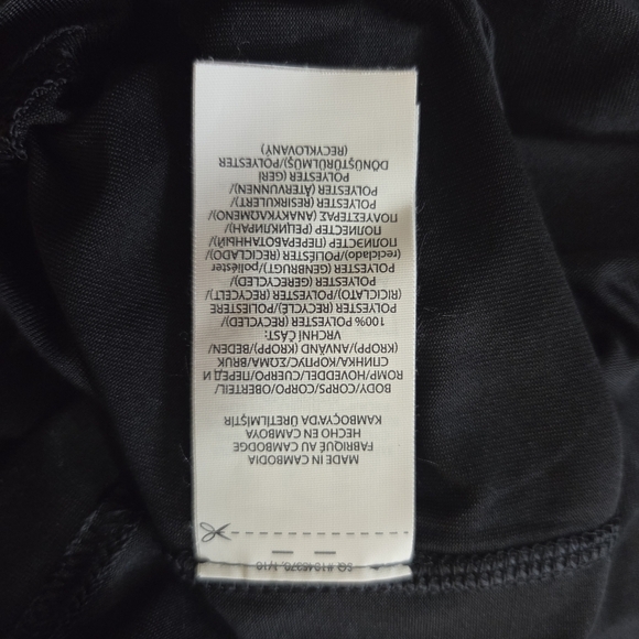 Ralph Lauren Performance Black Tee with Red Logo Size Med - Picture 3 of 5